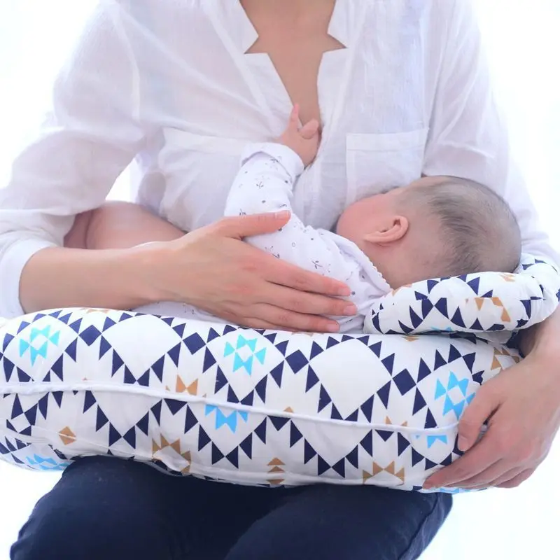 Coussin d’allaitement ergonomique en coton doux pour maman et bébé – Image 5