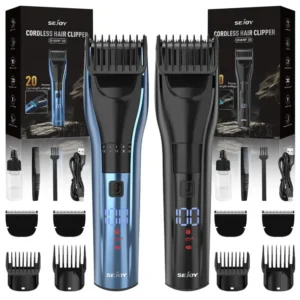 Tondeuse électrique rechargeable pro pour coupe précise et ajustable