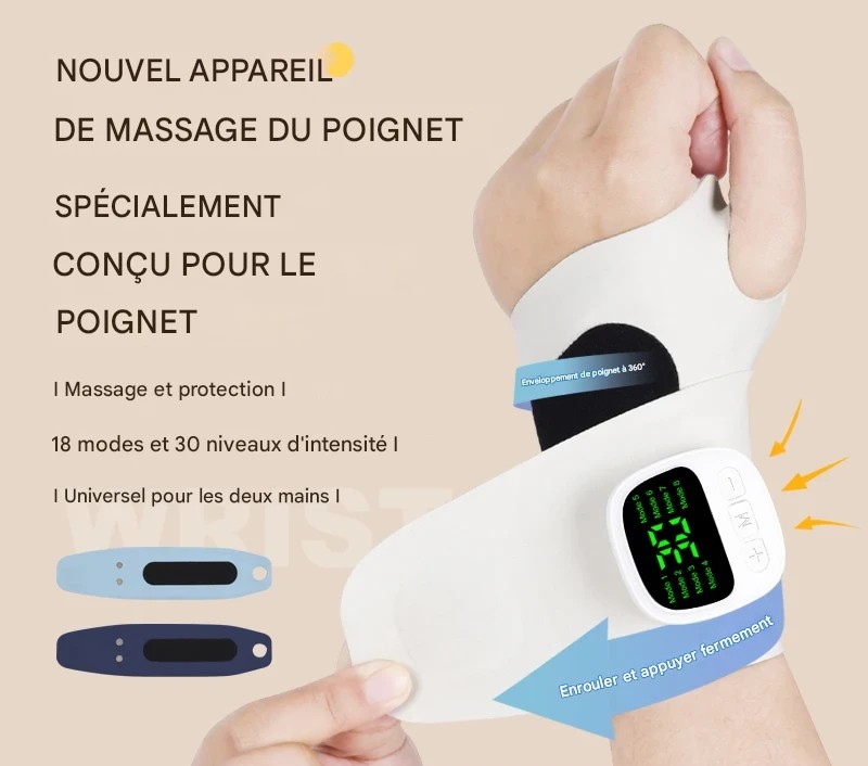Masseur Poignet Sans Fil USB Soulage Canal Carpien & Fatigue – Image 18