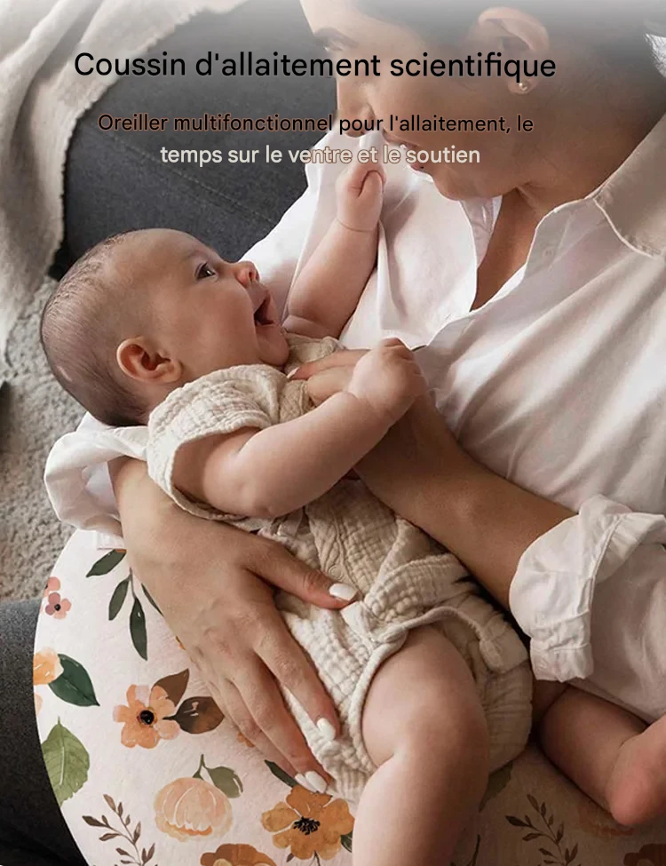 Coussin d’Allaitement Ergonomique U pour Confort Grossesse & Bébé – Image 11
