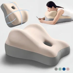 Coussin lombaire ergonomique en mousse mémoire, confort durable et respirant