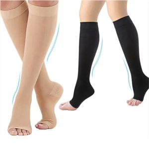 Chaussettes compression zip anti-jambes lourdes unisexes confort durable