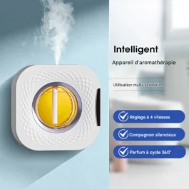 Diffuseur mural aromathérapie 60 m² avec purification et lumière apaisante