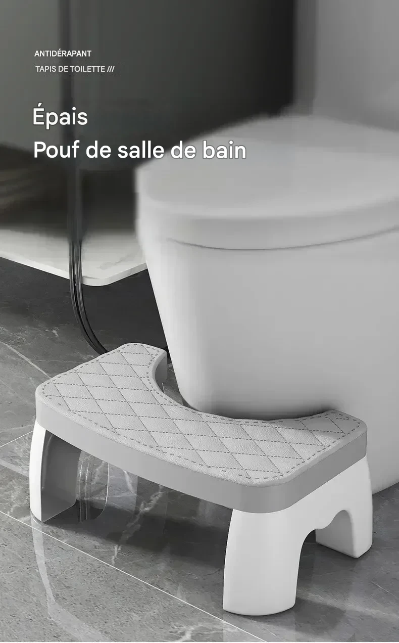 Tabouret toilette antidérapant ergonomique pour posture optimale – Image 12