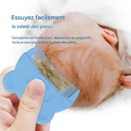Gant exfoliant silicone doux avec poils naturels pour peau lisse