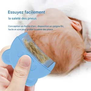 Gant exfoliant silicone doux avec poils naturels pour peau lisse