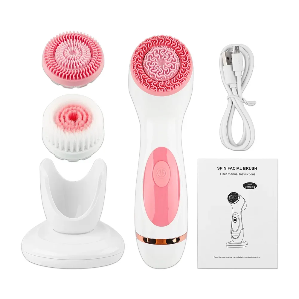 Brosse Nettoyante Ultrasonique 3-en-1 Peau Pure et Lumineuse – Image 2