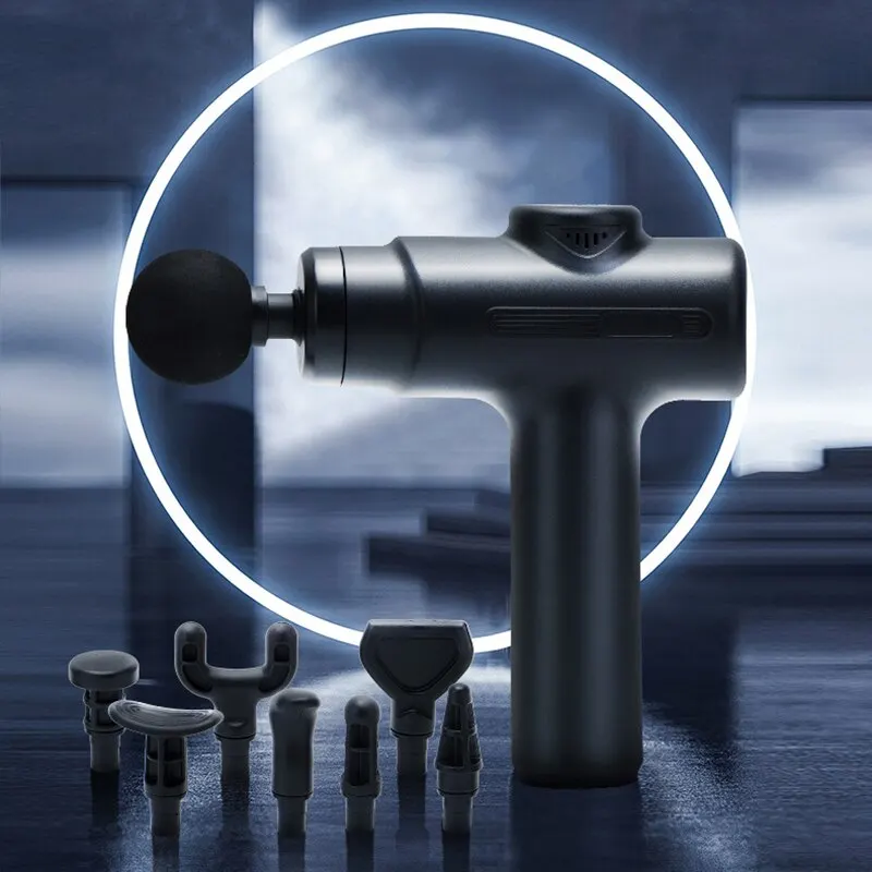 Pistolet de Massage Électrique 8 Têtes pour Relaxation Musculaire Pro – Image 3