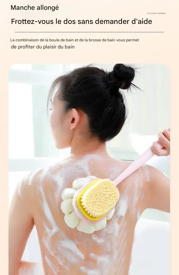 Brosse de Bain Ergonomique pour Dos - Exfoliation & Massage Doux – Image 7