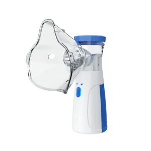 Nébuliseur portable bleu silencieux à maille fine pour inhalation efficace