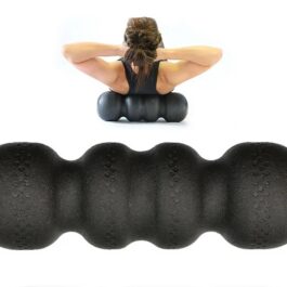 Rouleau Massage Cacahuète 45 cm Mousse Densité Haute Dos & Cou