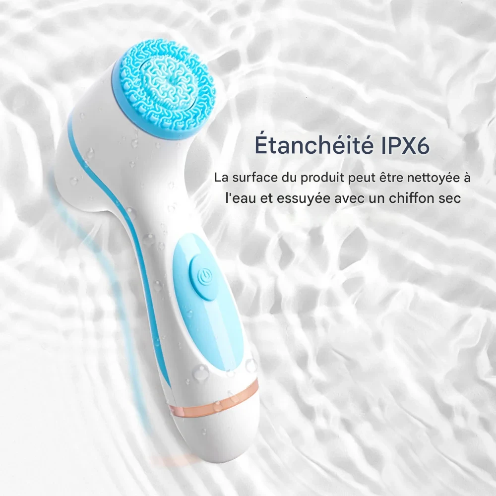 Brosse Nettoyante Ultrasonique 3-en-1 Peau Pure et Lumineuse – Image 7