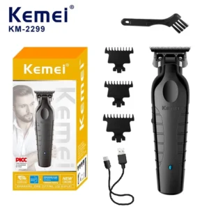 Tondeuse Cheveux USB Sans Fil Lame Ajustable Zéro Écart Précise