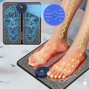 Masseur de pieds USB 8 modes 19 intensités pour relaxation ultime