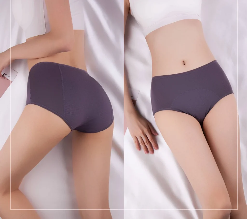 Culottes menstruelles en soie glacée anti-fuites, confort et fraîcheur