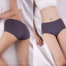 Culottes menstruelles en soie glacée anti-fuites, confort et fraîcheur
