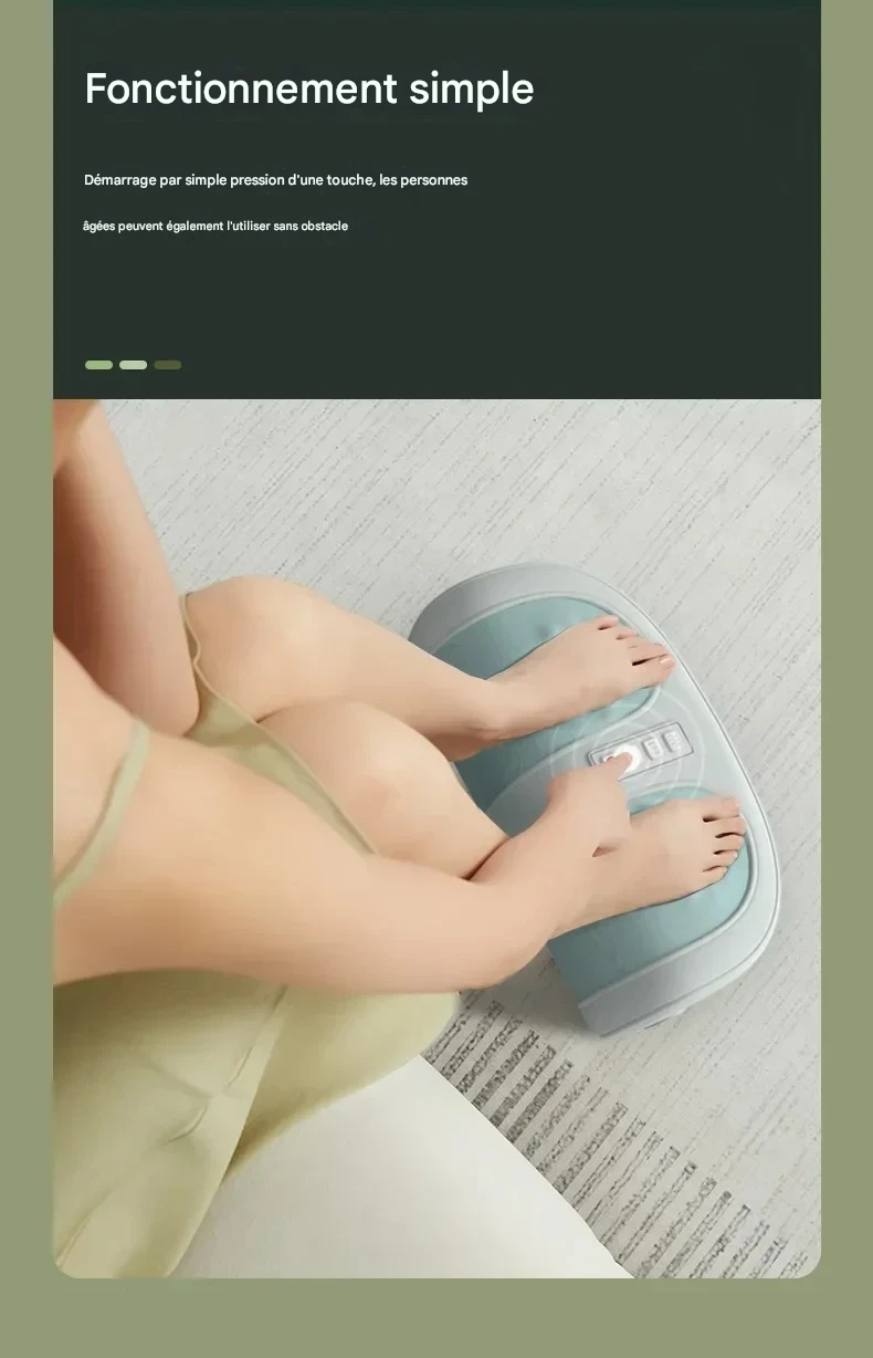Massage Pieds Électrique Infrarouge Chauffant Relaxation Profonde – Image 7