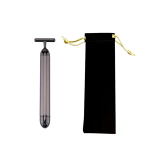 Rouleau de massage facial vibrant or 24 K effet lifting peau ferme