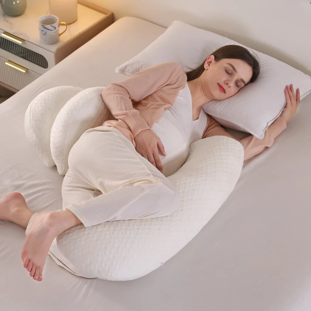 Coussin Grossesse Ergonomique Ajustable pour Confort Optimal