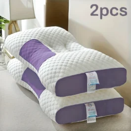 Coussins de Cou Respirants en Maille Tricotée Anti-Humidité Confort Optimal