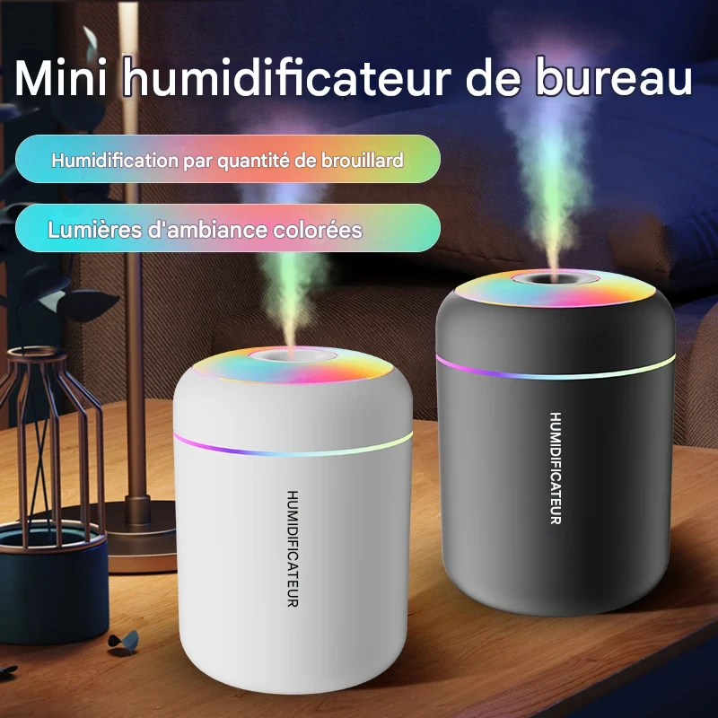Mini humidificateur USB 180 ml silencieux pour sommeil apaisant – Image 6