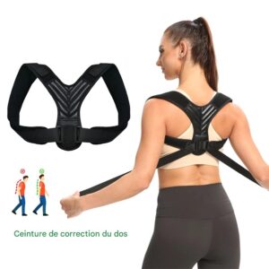 Correcteur de Posture Ajustable pour Dos et Épaules