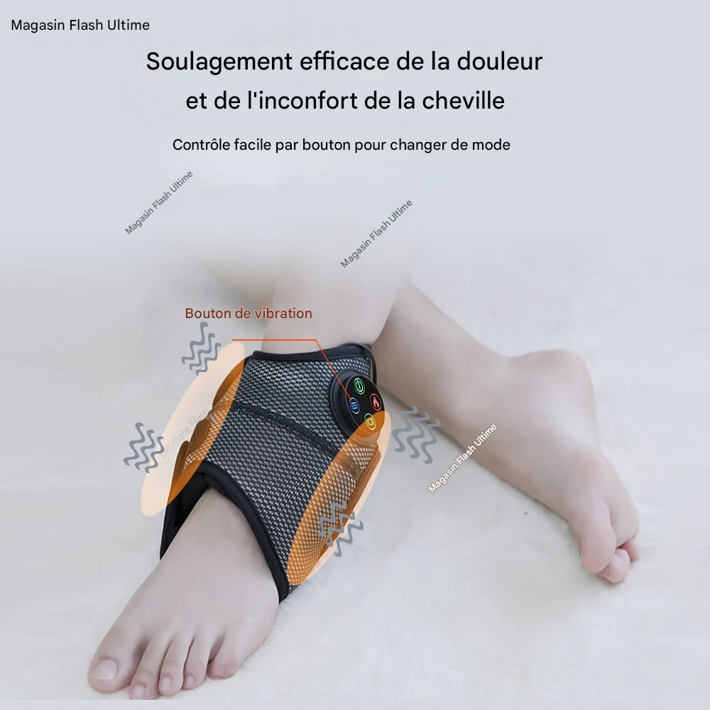 Masseur Pieds & Chevilles Chauffant Vibration Anti-Douleur Articulaire – Image 9