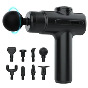 Pistolet de Massage Électrique 8 Têtes pour Relaxation Musculaire Pro