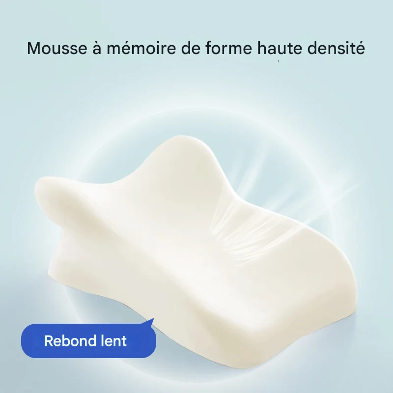 Oreiller ergonomique 60 x42 x23 cm soutien cou et posture optimale – Image 24