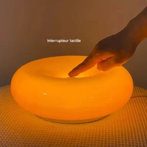 Lampe Bauhaus Donut RGB USB Ambiance Chaleureuse Multicolore