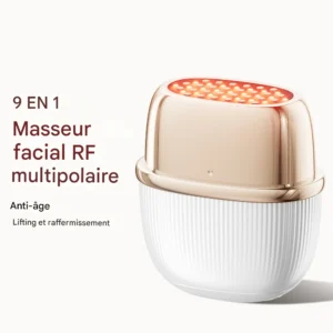 Appareil visage 3 en 1 RF EMS lumière pour peau ferme et jeune