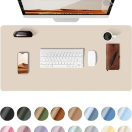 Grand Tapis de Bureau en Cuir PU – YSAGi Desk Pad Antidérapant
