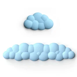 Repose-Poignet Souris & Clavier en Forme de Nuage – Ergonomique, Confortable et Antidérapant