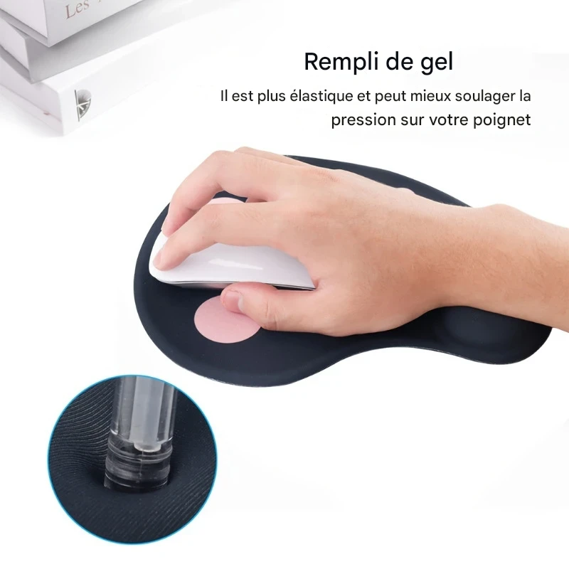 Tapis de Souris Ergonomique Patte de Chat avec Repose-Poignet – Gaming & Bureau – Image 9