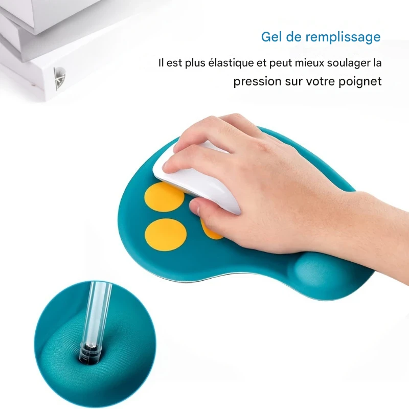 Tapis de Souris Ergonomique Patte de Chat avec Repose-Poignet – Gaming & Bureau – Image 8
